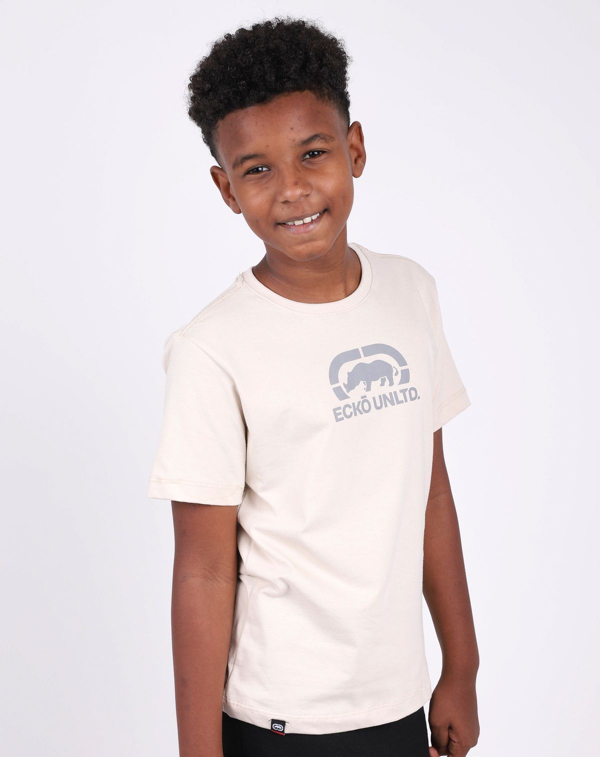 Camiseta Casual Juvenil Menino Estampa Ecko Unltd areia - 10