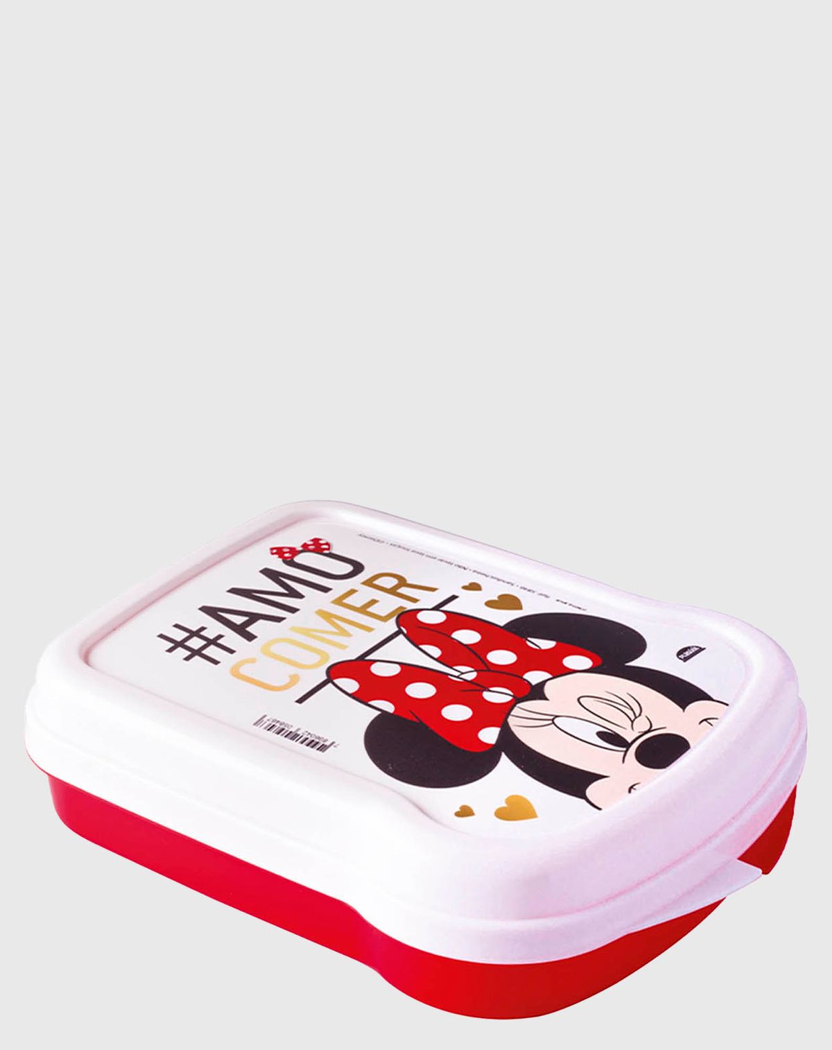 Sanduicheira Estampa Minnie Mouse bco/vermelho - u