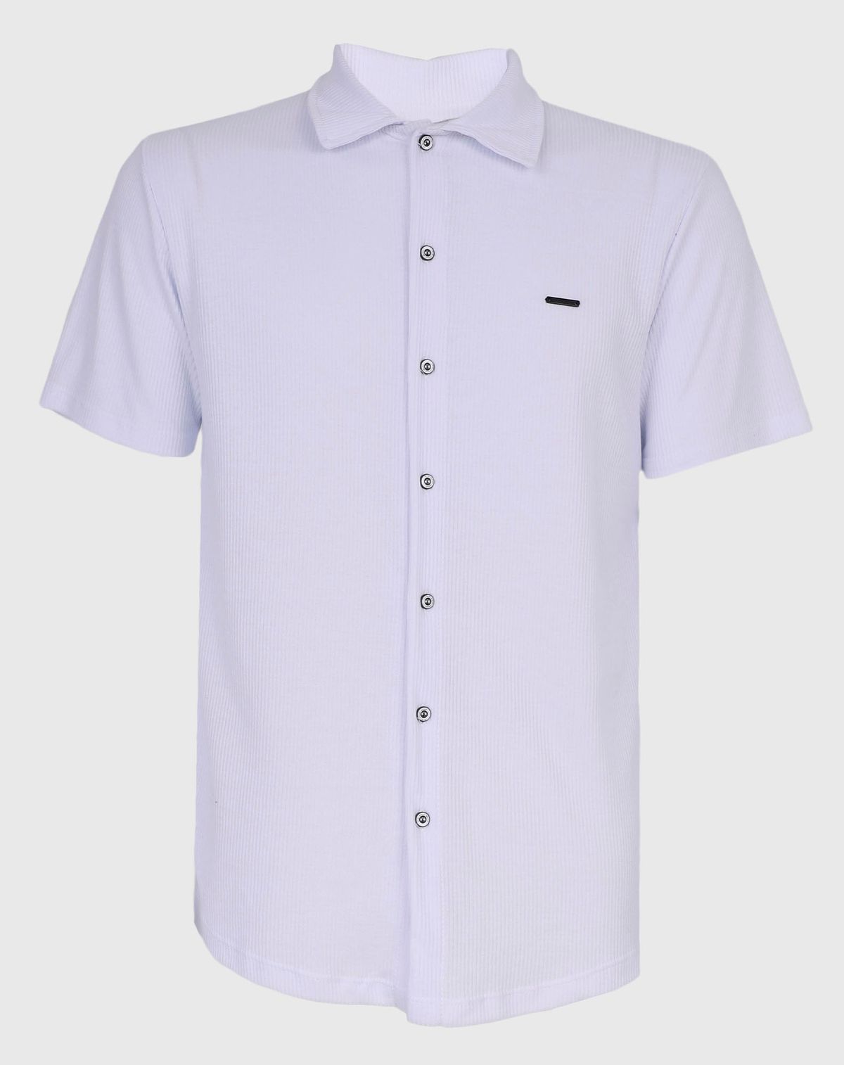 Camisa Básica Masculina Manga Curta off white - p