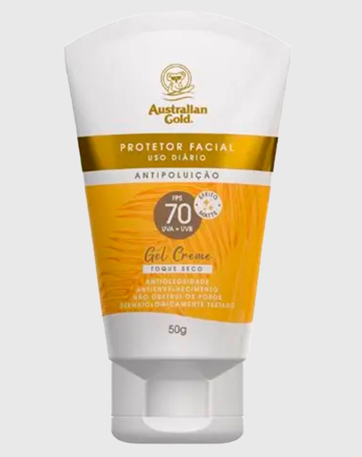 Protetor Solar Fácial Australian Gold AntiOleosidade 70FPS 50g unica - u