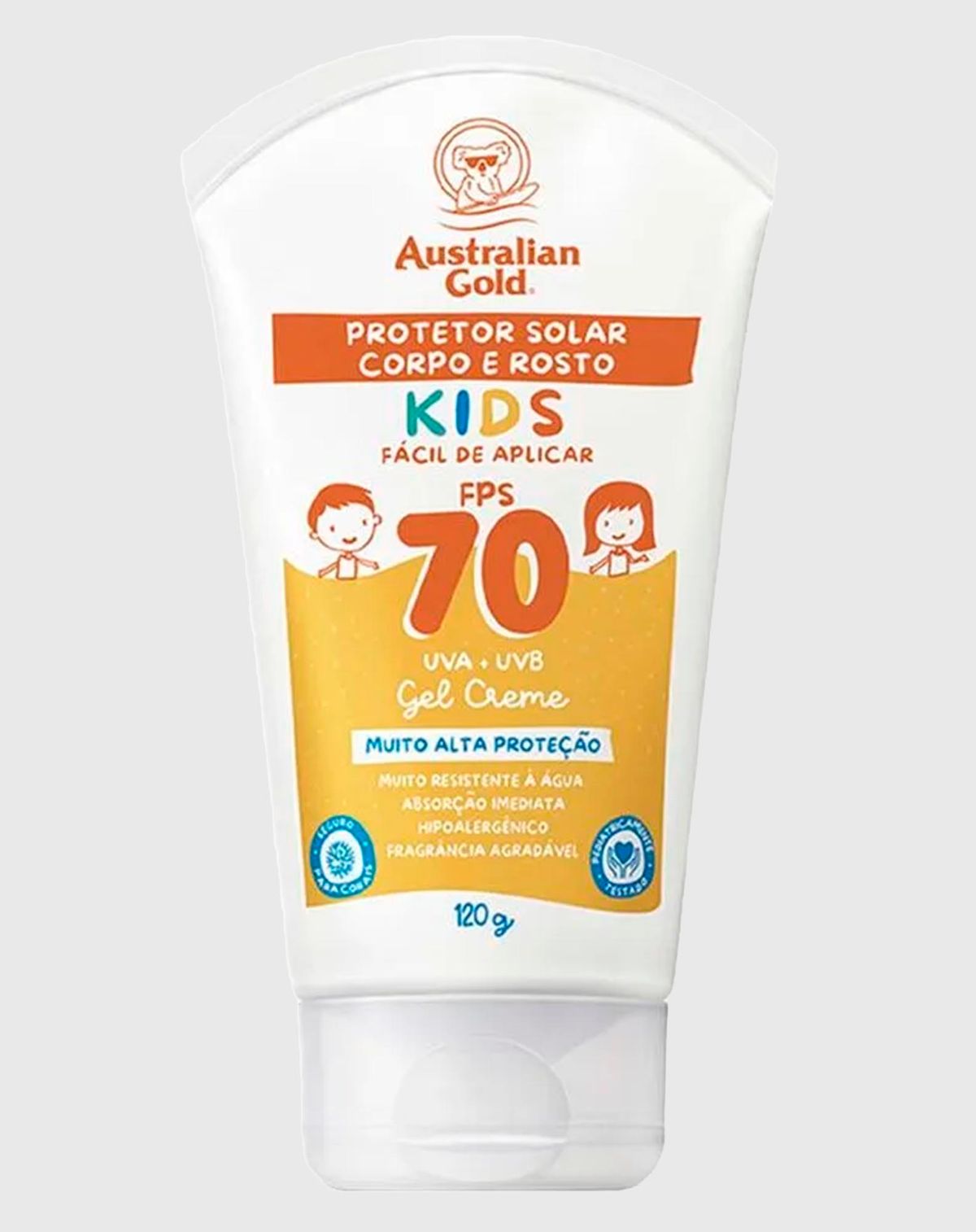 Protetor Solar Australian Gold Kids FPS70 120ml unica - u