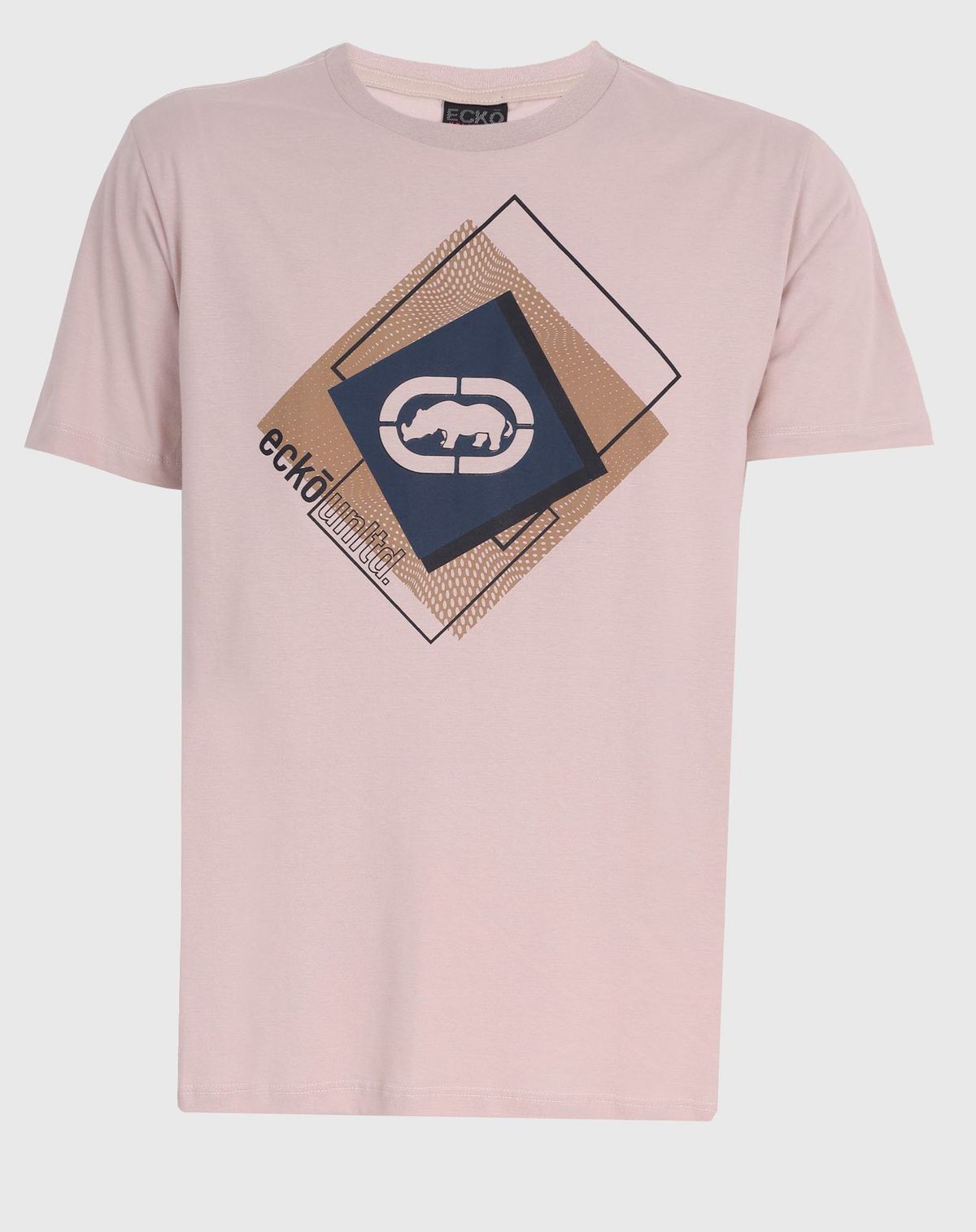 Camiseta Masculina Ecko Estampada areia - p