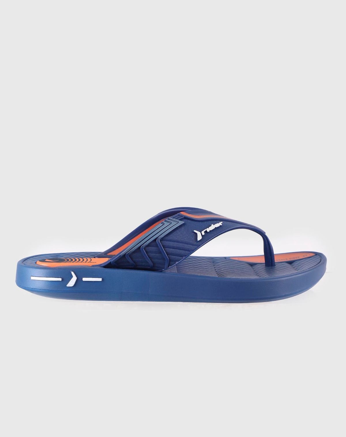 Chinelo Rider Kids Infantil Sprint azul/laranja - 30