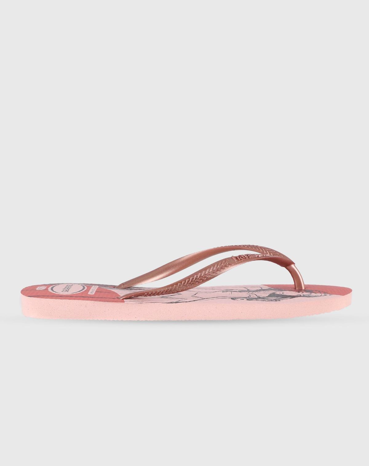 Havaianas Slim Princesas Chinelo Minnie Feminina Original rosa - 33/4