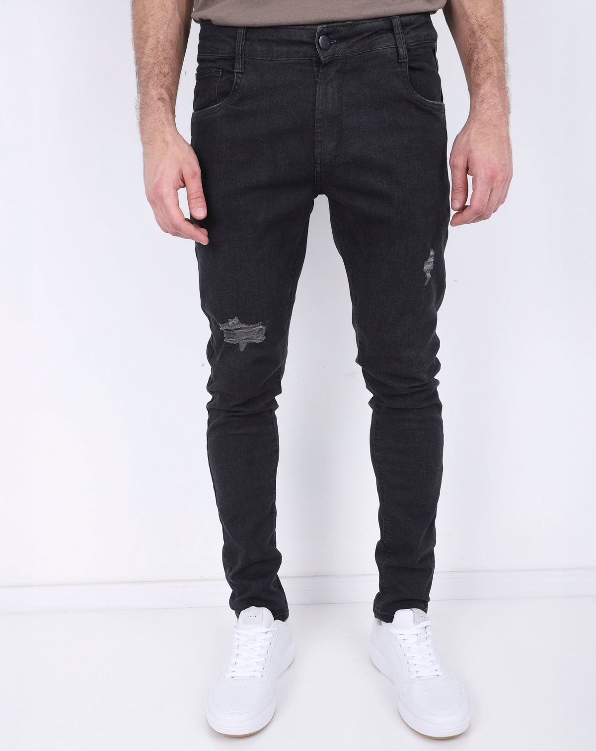 Calça Jeans Skinny Masculina Casual black - 40