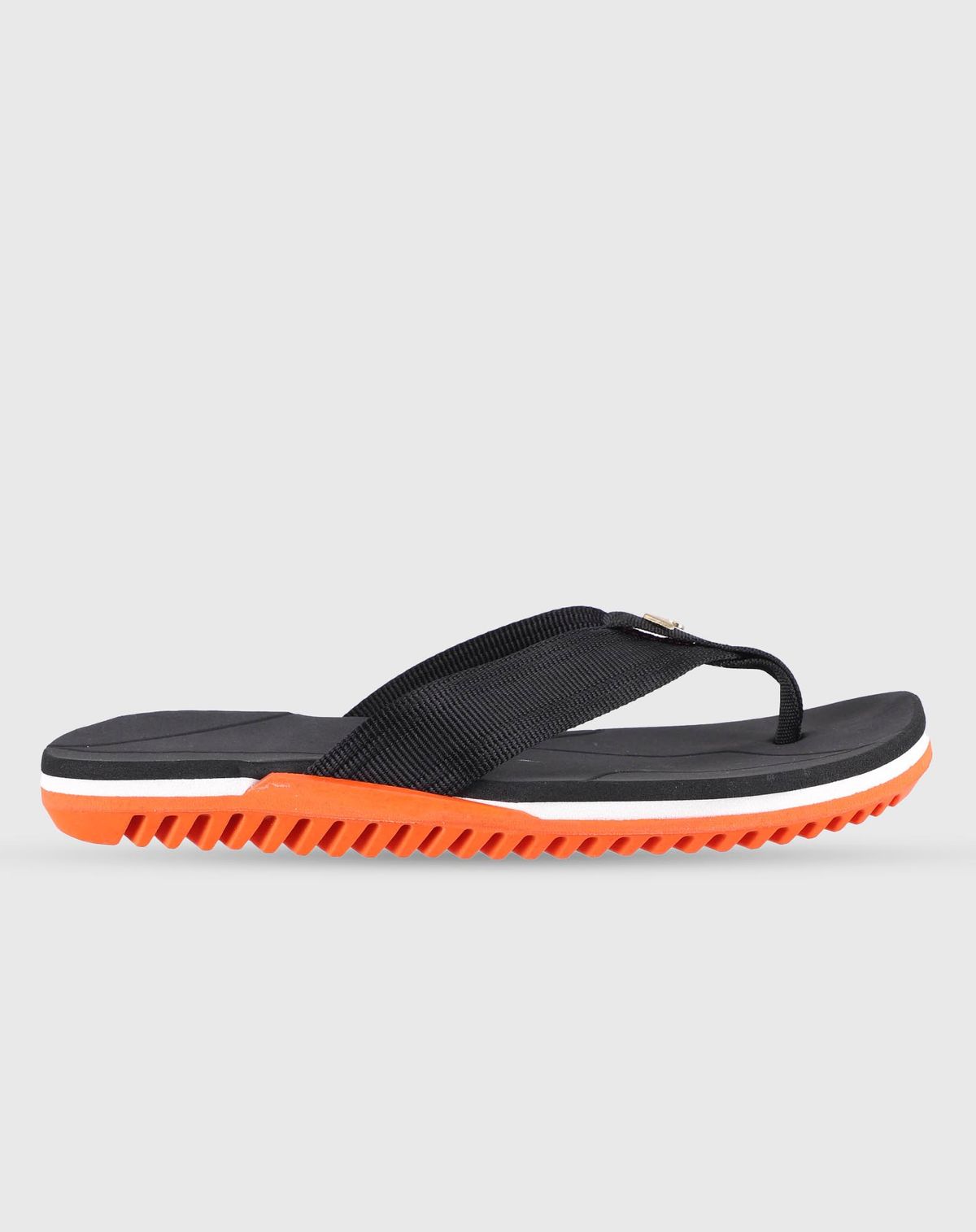 Chinelo De Dedo Masculino Tratorado Kenner preto/laranja - 36/7