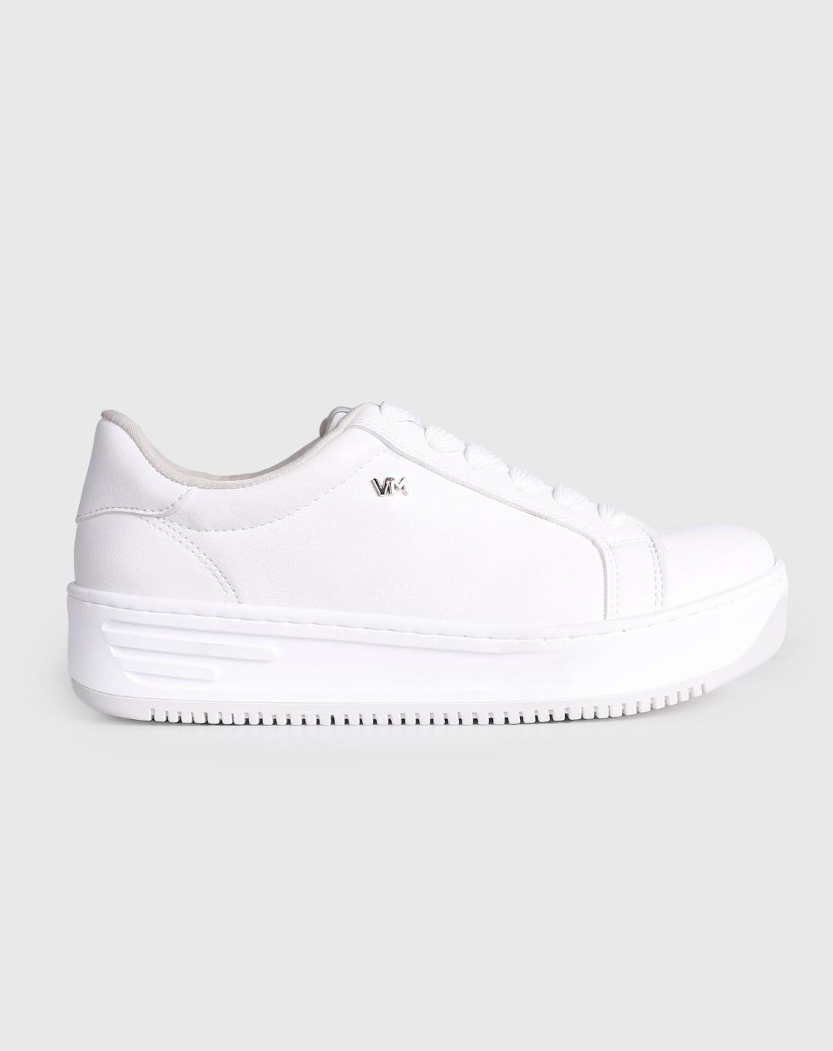 Tênis Casual Feminino Flatform Via Marte branco - 35