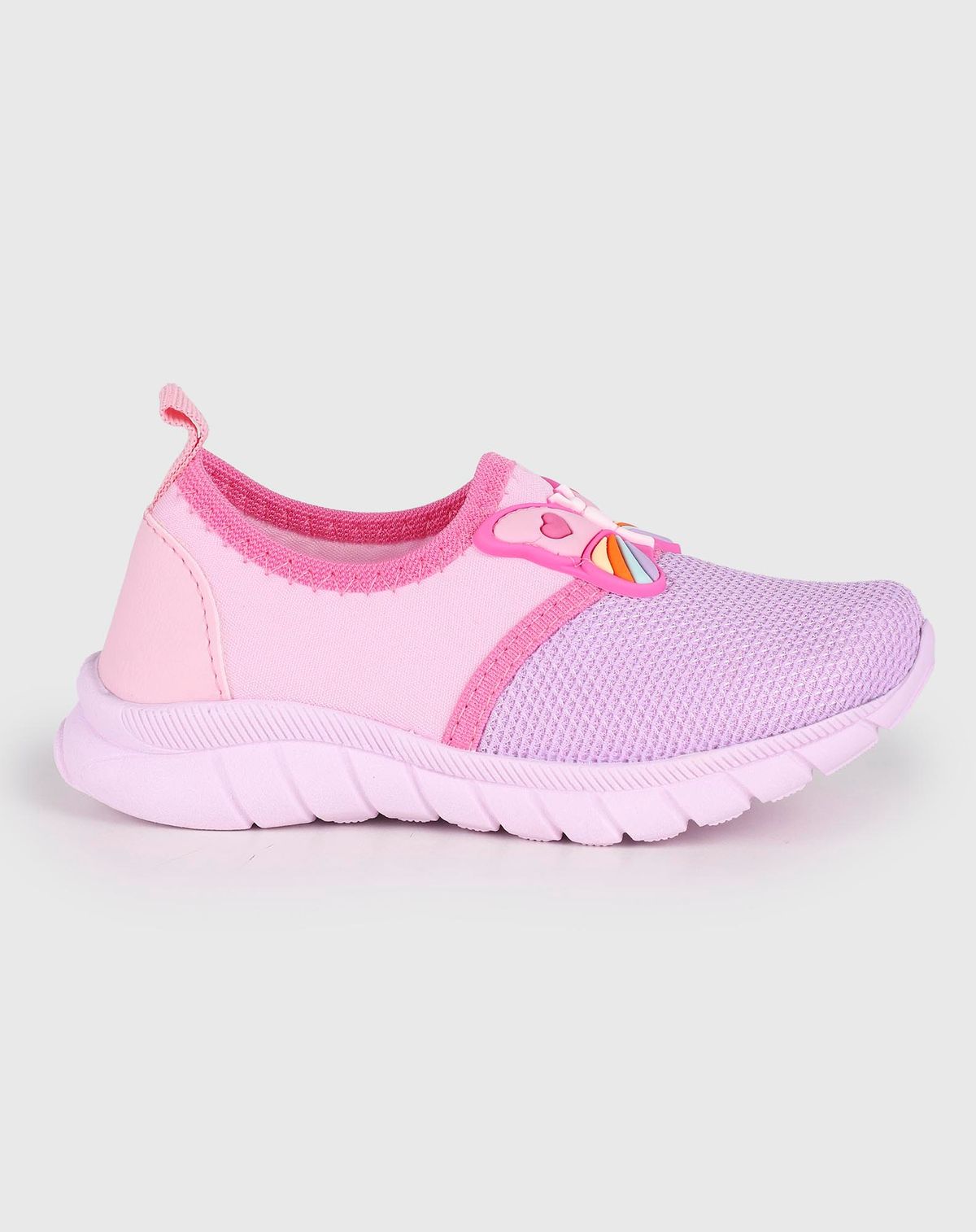 Tênis Infantil Calce Fácil Barbie Casual Slip On lilas - 20