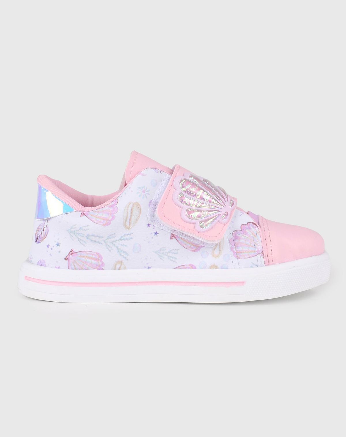 Tênis Slip On Casual Infantil Menina Fundo do Mar rosa - 20