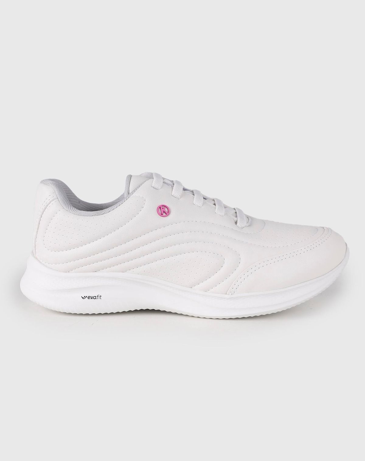 Tênis Kolosh Jogging Feminino Detalhe Matelassê off white - 34