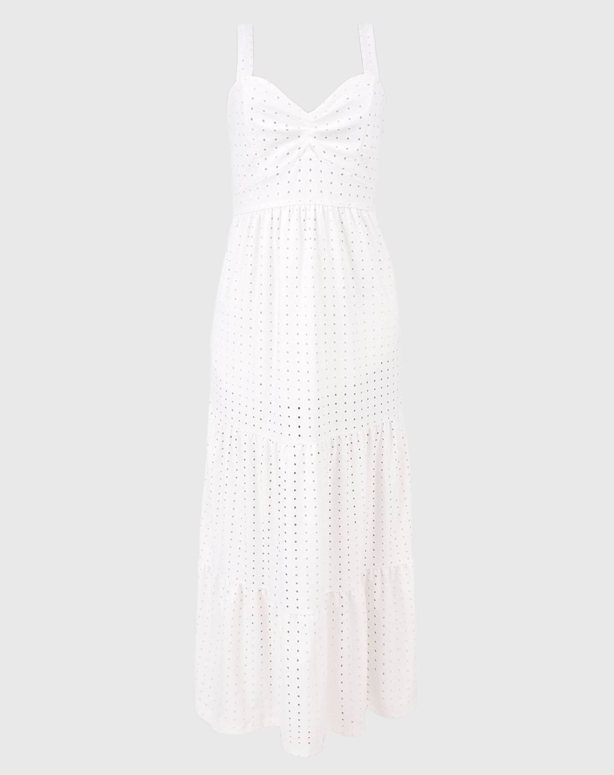 Vestido Laise Longo Feminino off white - p