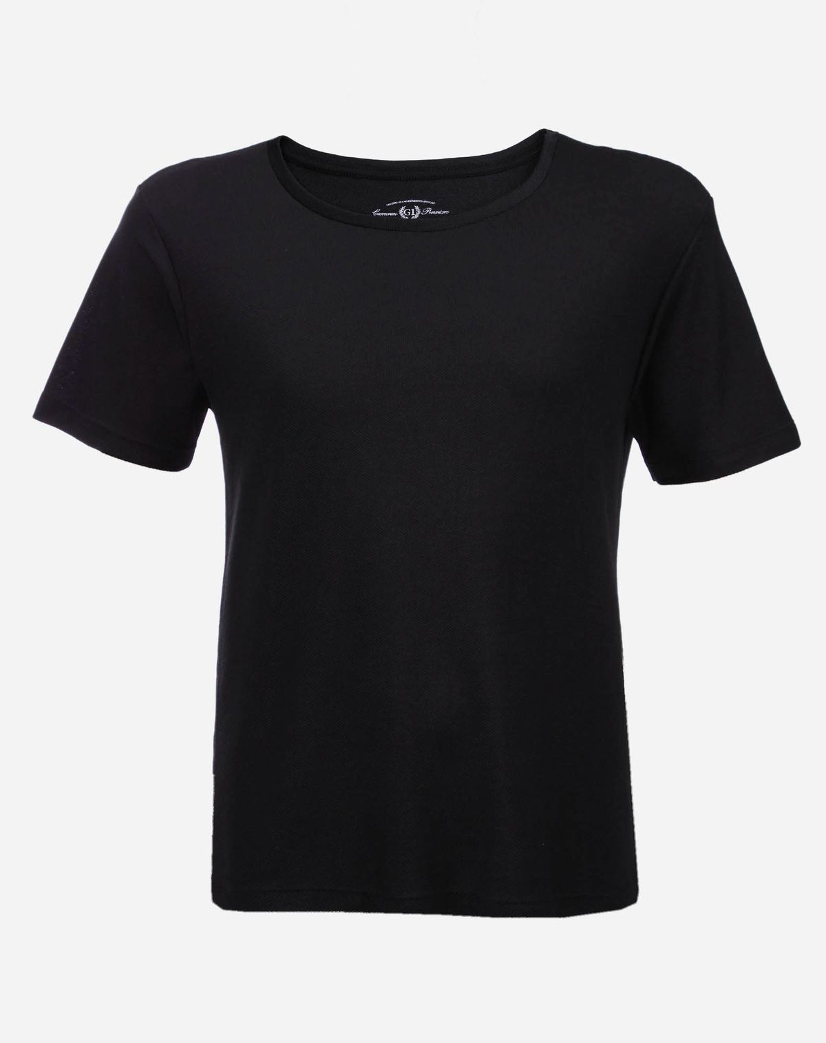 Camiseta Manga Curta Masculina Plus Size Básica preto - g2